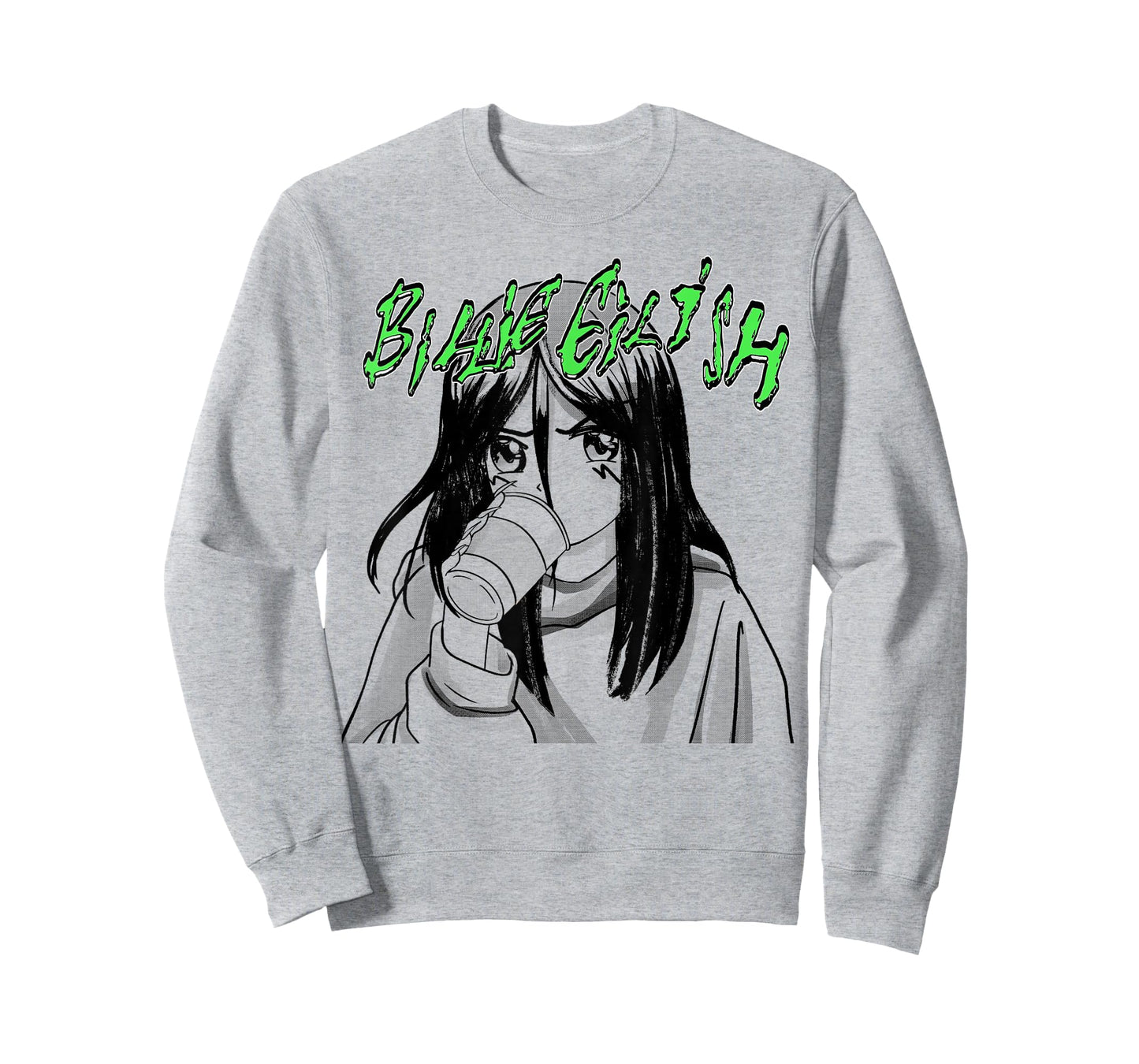 Official Billie Eilish Coffee Animated T-Shirt Small