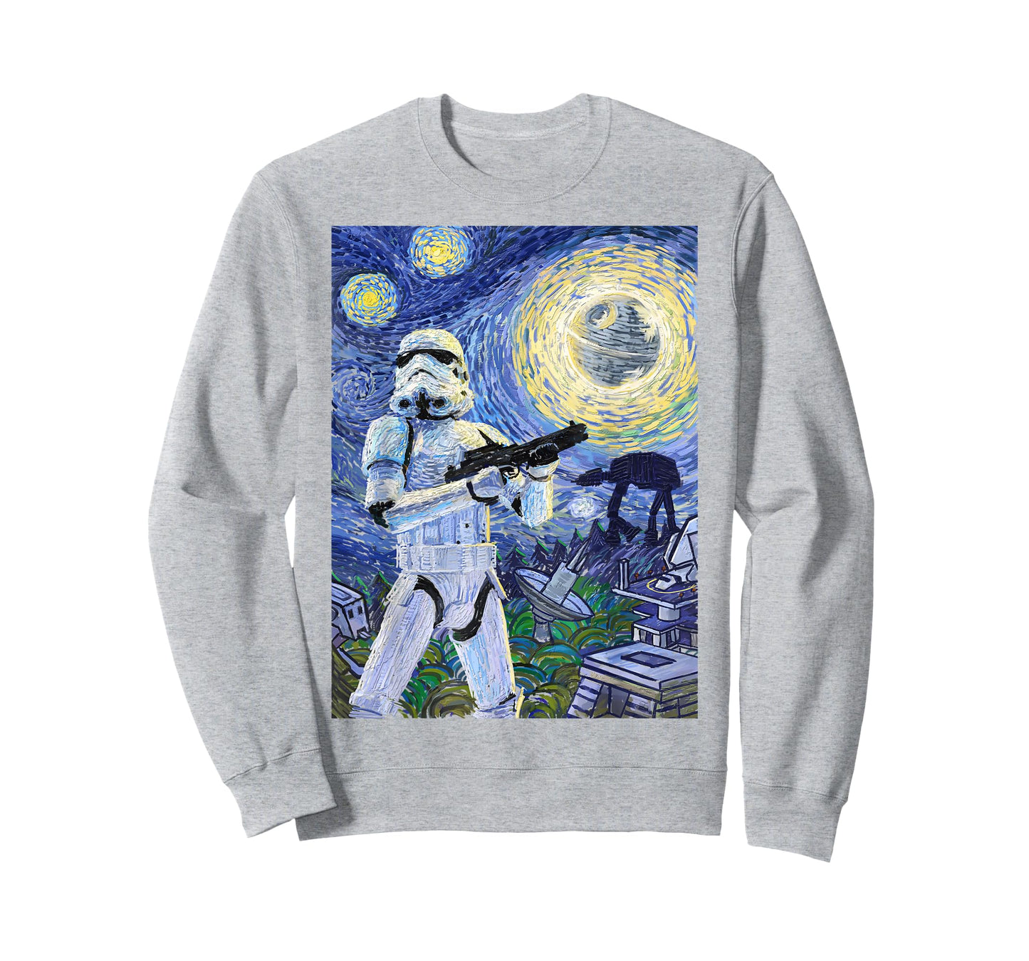 Star Wars Stormtrooper Starry Night Graphic T-Shirt T-Shirt