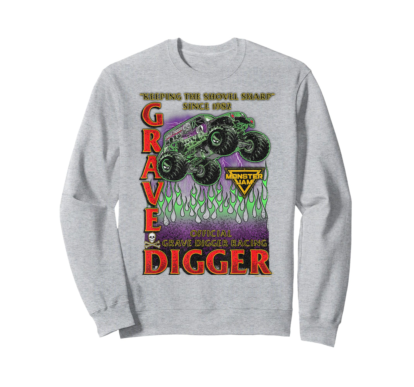 Monster Jam Keeping The Shovel Sharp Since 1982 Motor Sports T-Shirt