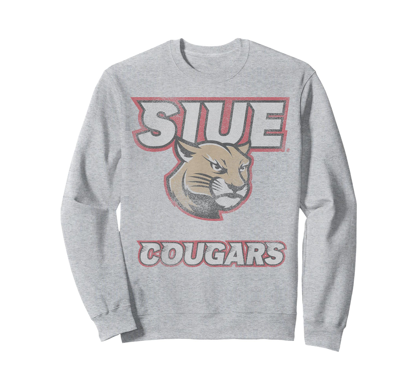 Southern Illinois Edwardsville Cougars Vintage Worn Gray T-Shirt