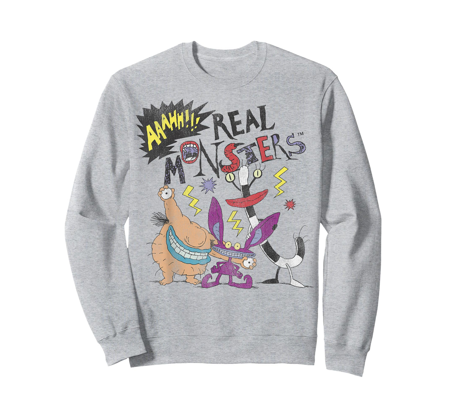 Aaahh!!! Real Monsters Friends Spooky Scary Retro Group Shot T-Shirt
