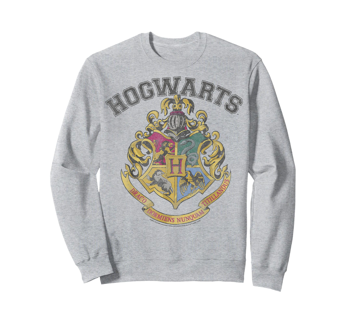 Harry Potter Hogwarts Vintage Crest Short Sleeve T-Shirt
