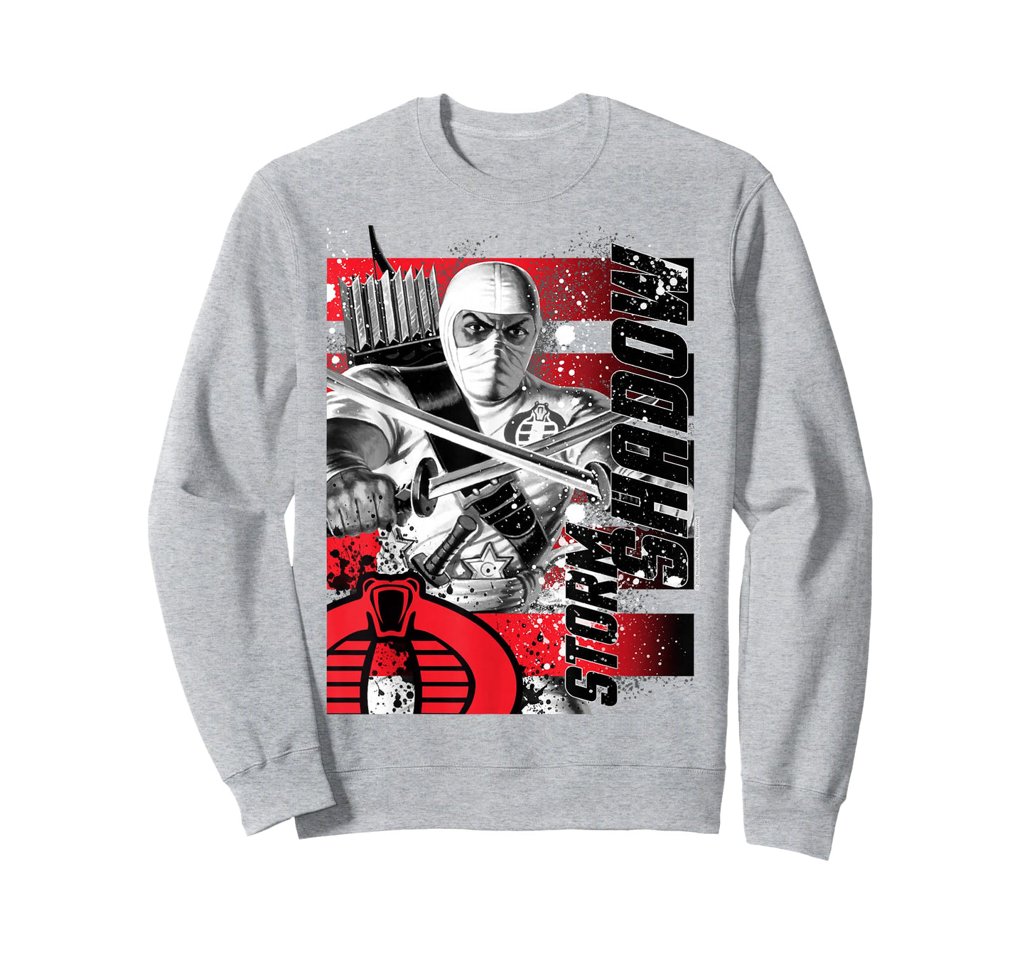 G.I. Joe Storm Shadow Paint Splatter Logo T-Shirt
