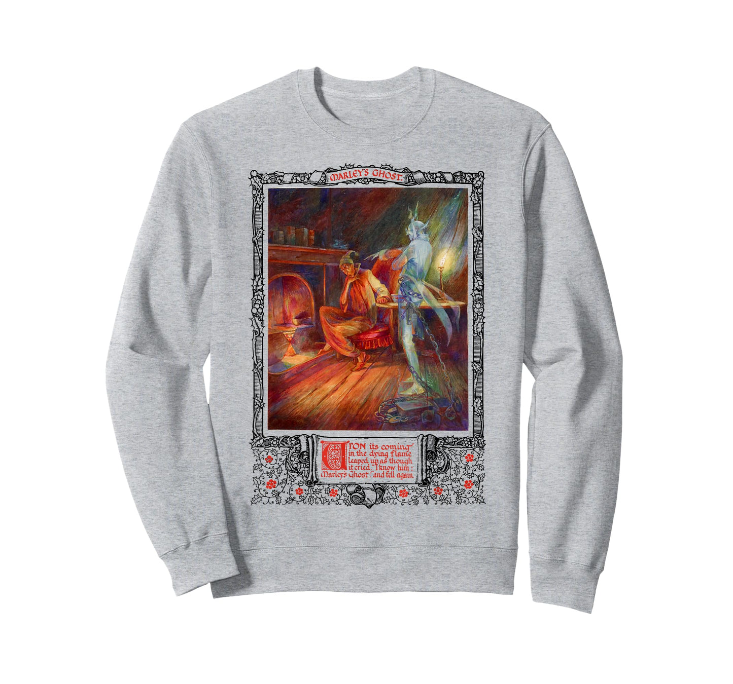 Bah Humbug Scrooge A Christmas Carol Jacob Marley Ghost T-Shirt