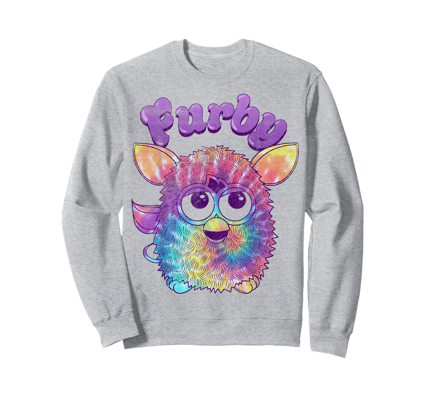 Furby Tie Dyed Cute Portrait Logo T-Shirt