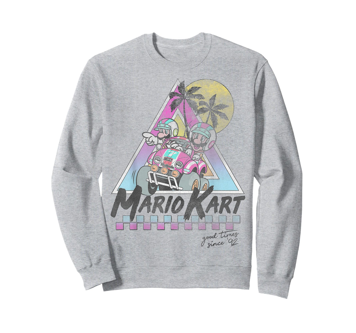Mario Kart Mario And Luigi Good Time Since 92 Vintage T-Shirt