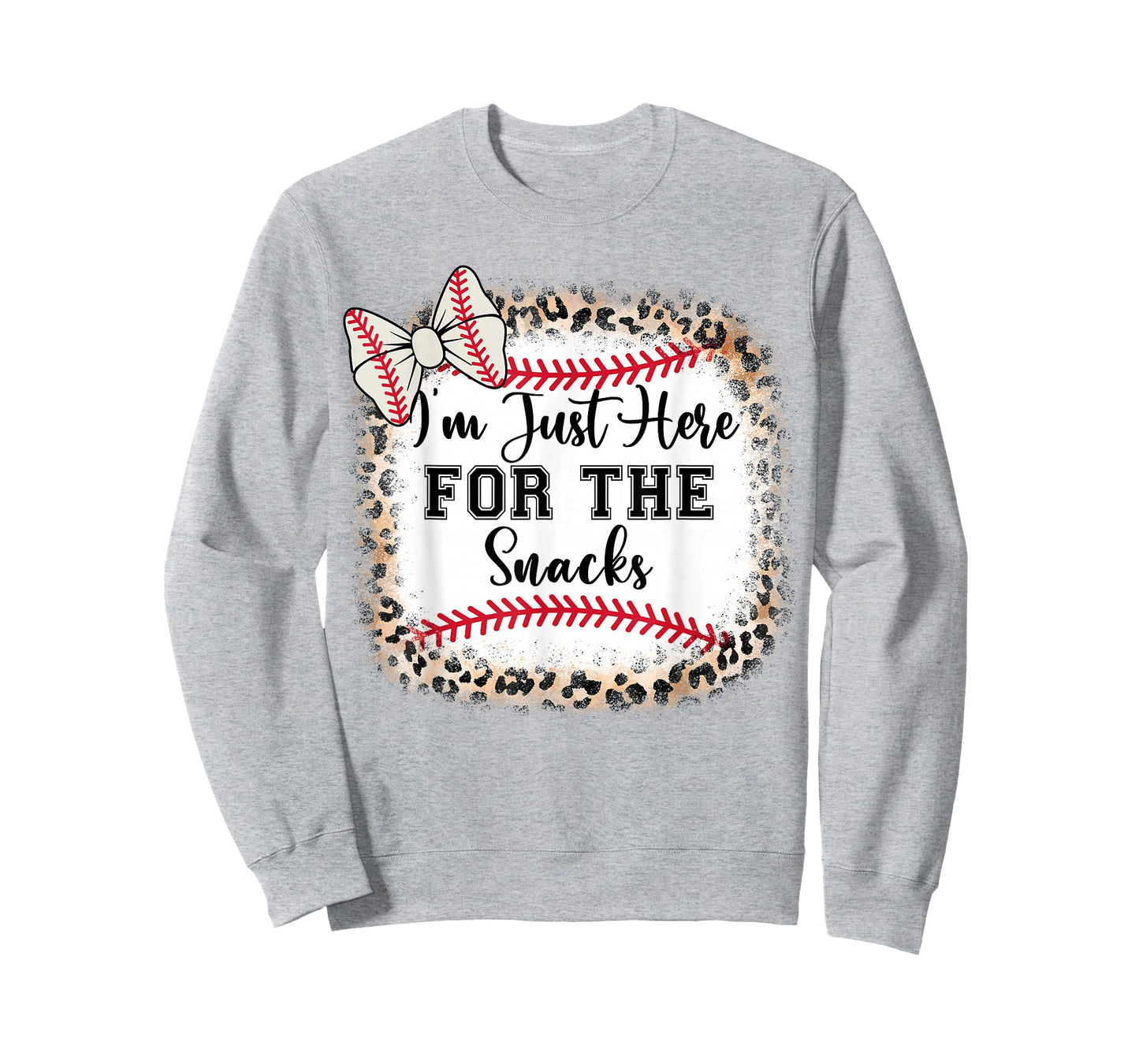 Girl I'm Just Here For Snacks Baseball Sister Toddler Youth T-Shirt