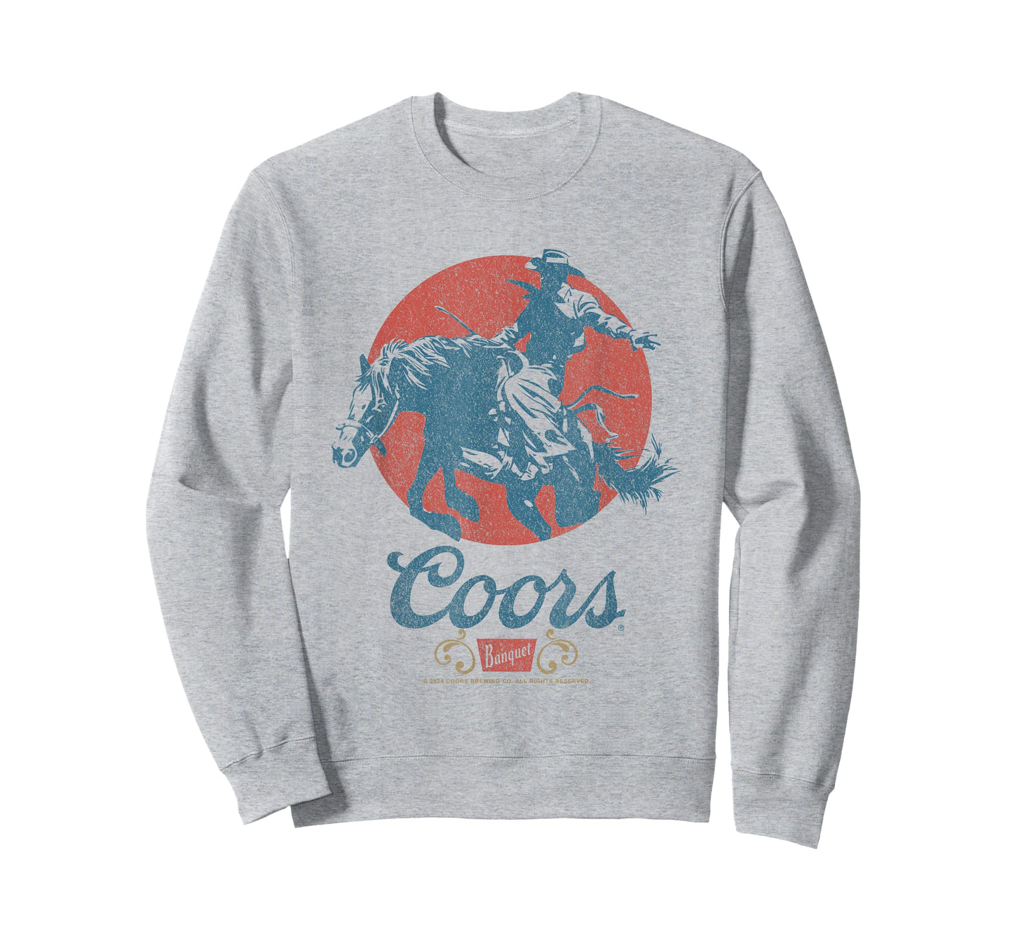 Coors Longhorn Banquet Vintage Rodeo Label T-Shirt