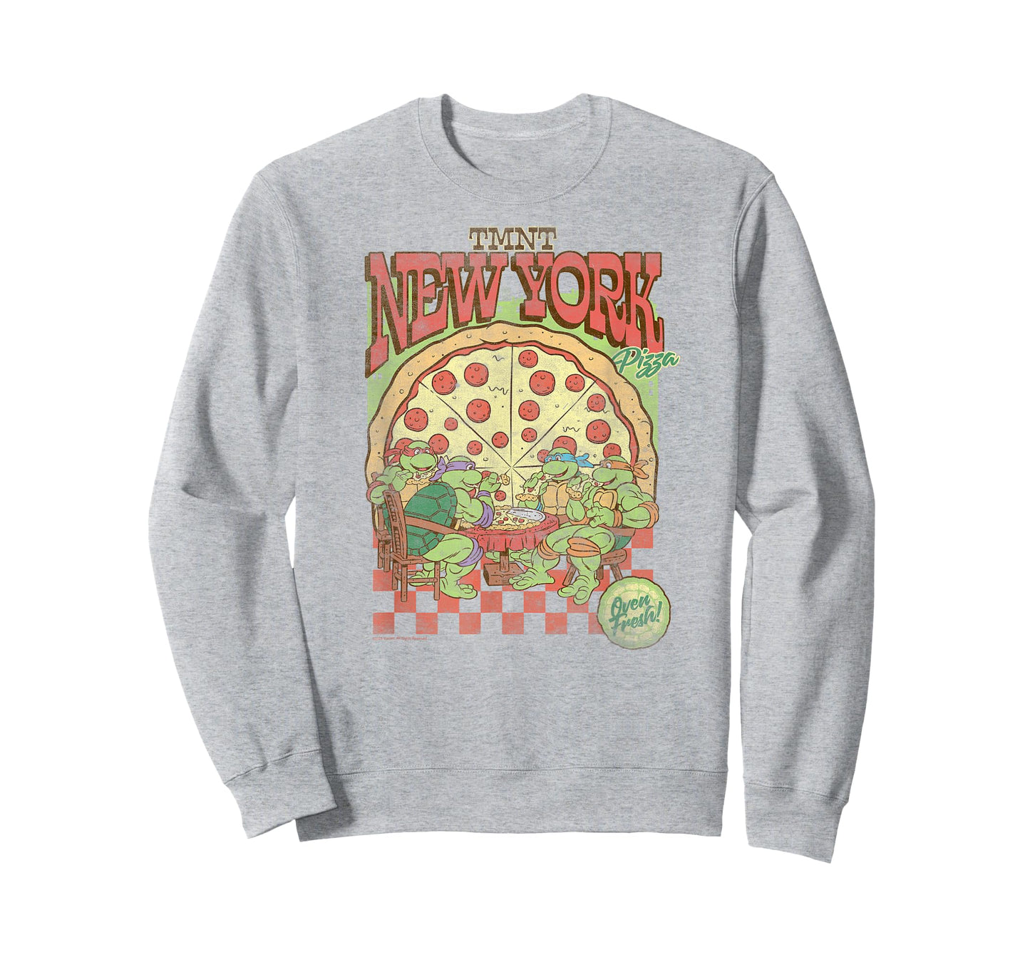 Teenage Mutant Ninja Turtles TMNT New York Pizza Retro T-Shirt