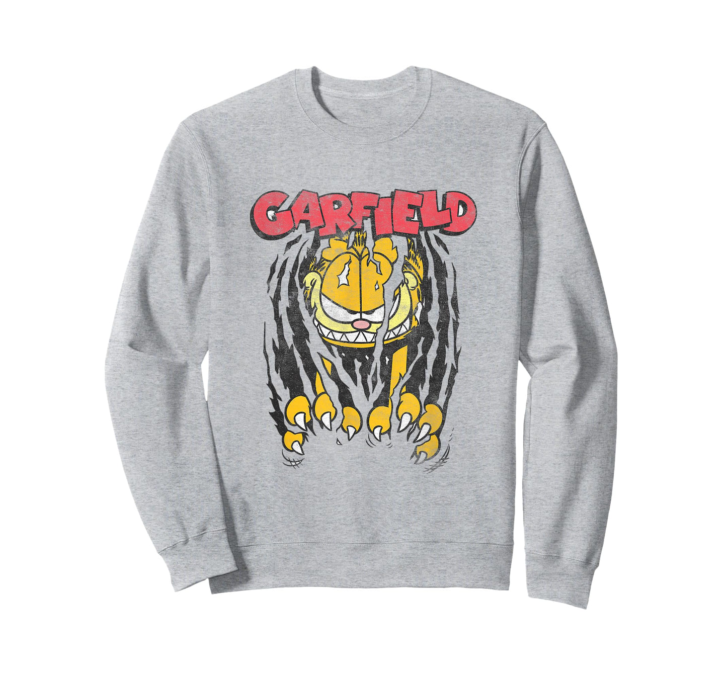 Garfield Vintage Classic Comic Cat Scratch Menacing Face T-Shirt