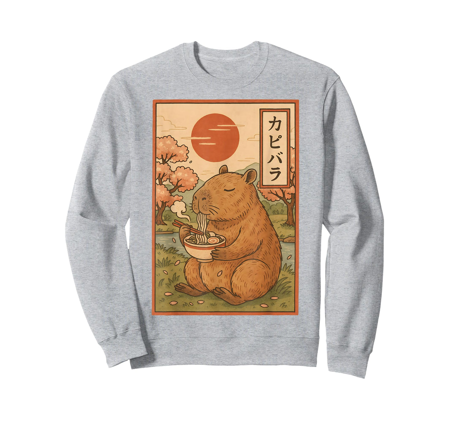 Cute Capybara Ramen japanesse Anime Kawaii Kids Men Women T-Shirt