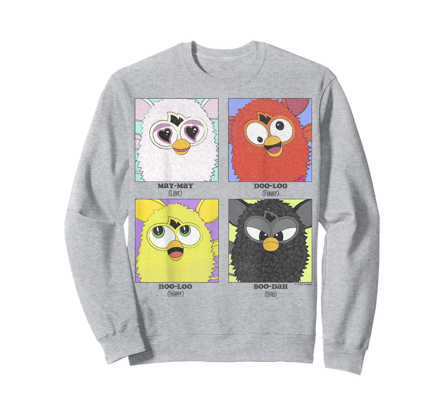 Furby Different Emotions Vintage Box Up T-Shirt