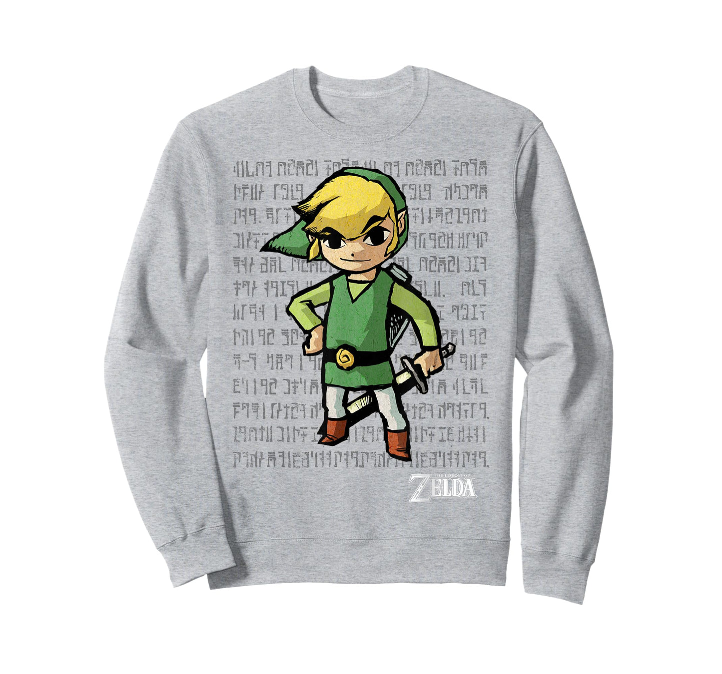 The Legend of Zelda Link Hyrulian Hero Overlay Nintendo T-Shirt