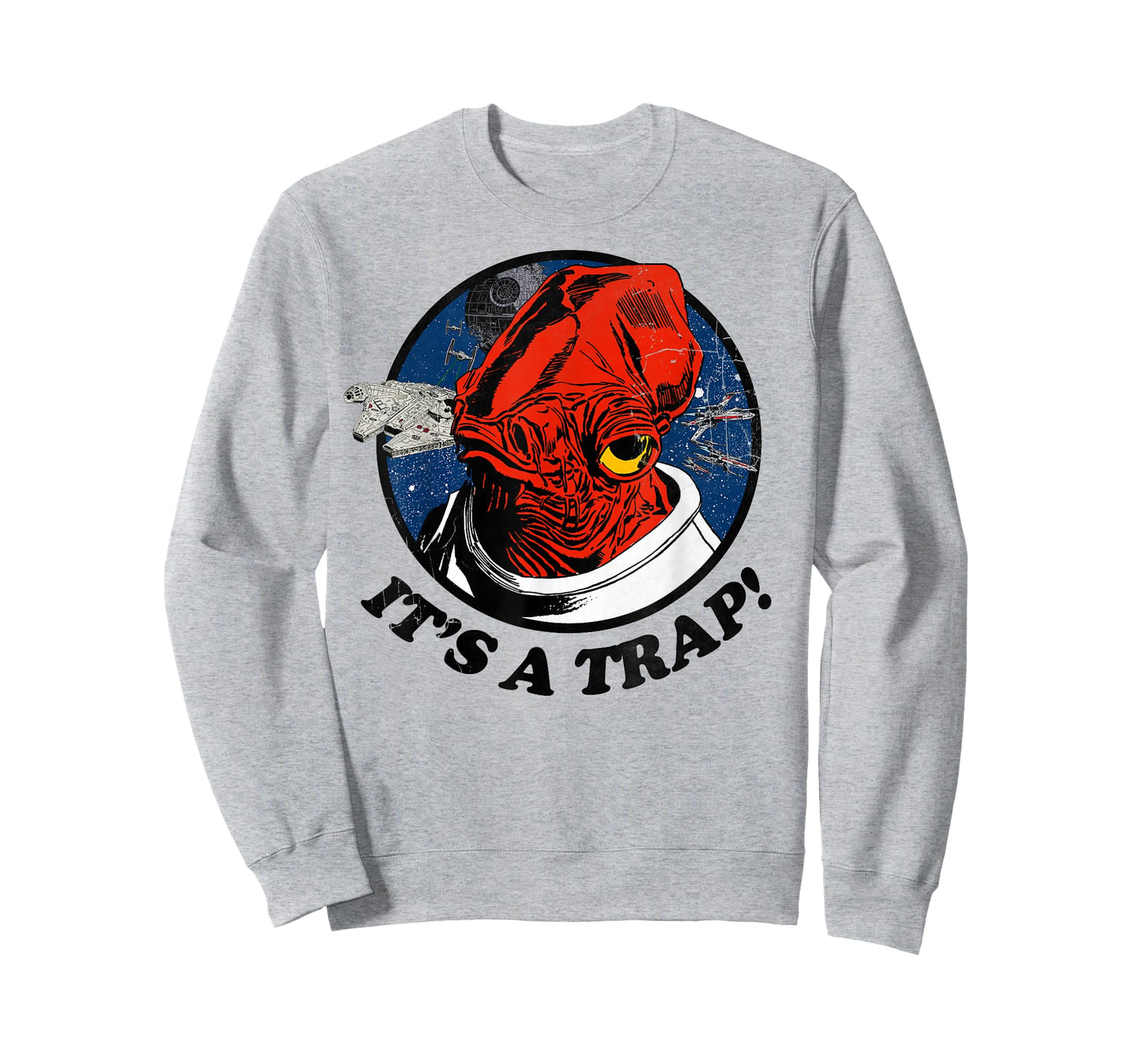 Star Wars Admiral Ackbar Falcon IT'S A TRAP! Graphic T-Shirt T-Shirt