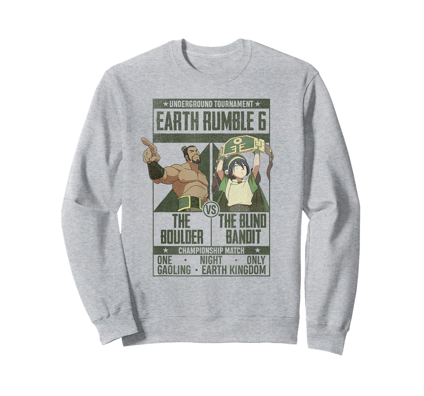 Avatar: The Last Airbender Boulder VS Blind Bandit Poster T-Shirt
