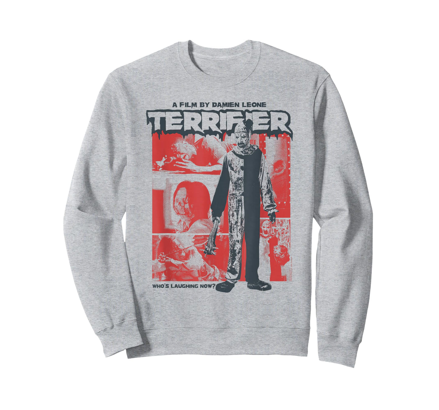 Terrifier Two Tone Art Collage Horror Movie T-Shirt