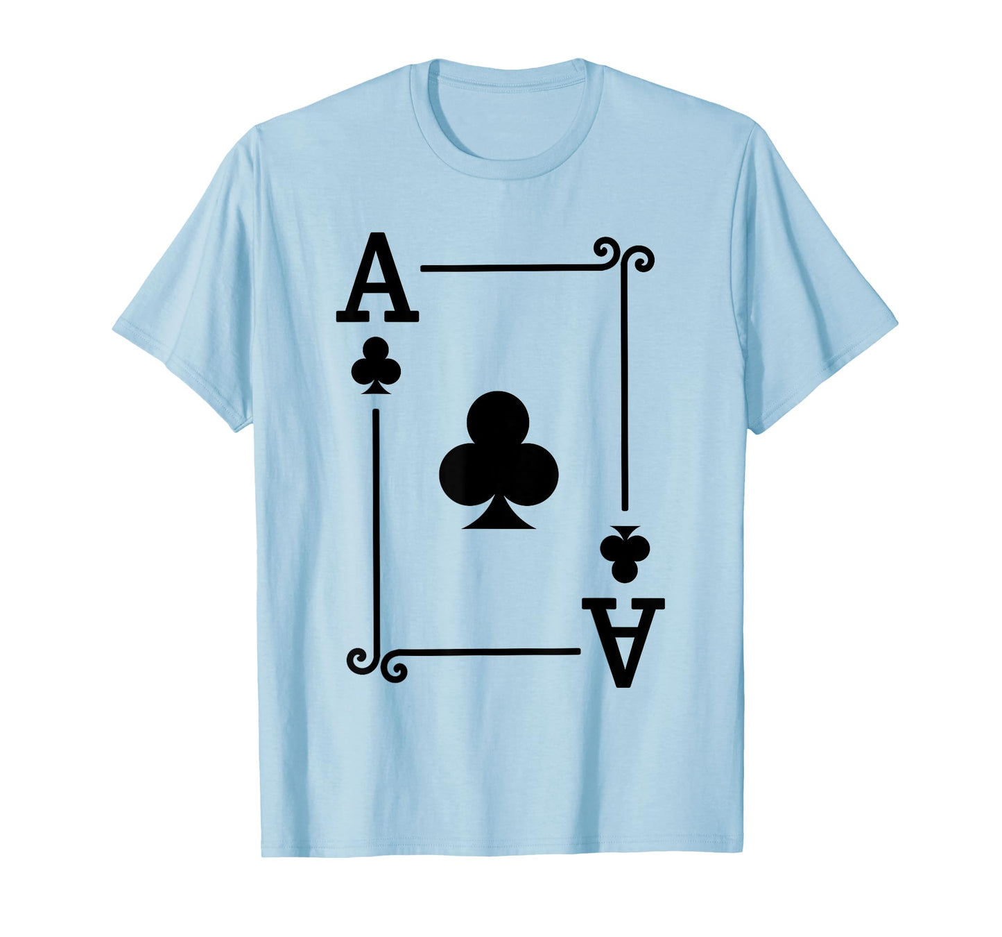 Playing Cards - Matching Clubs Card Suits - Ace Card T-Shirt