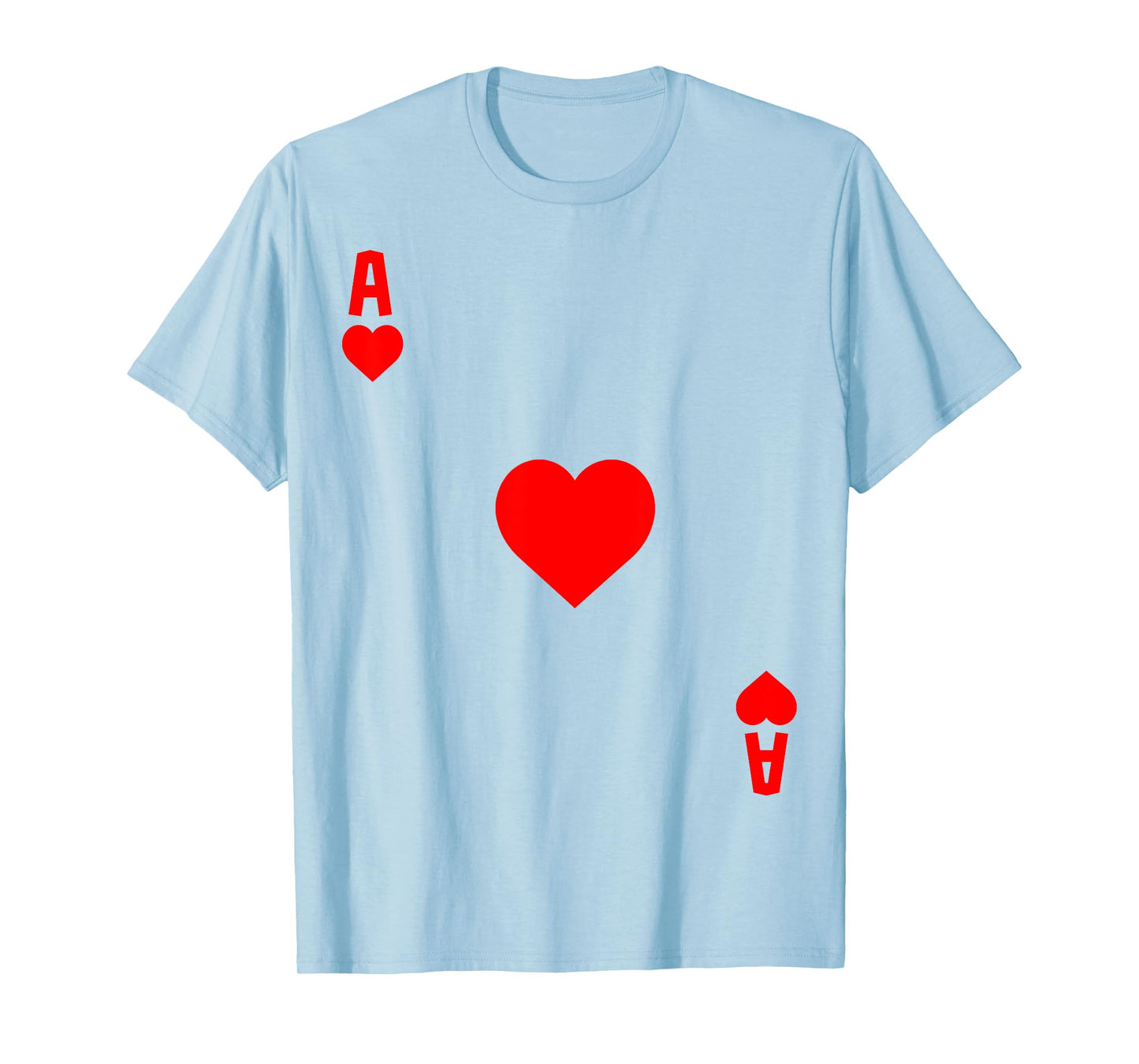 Ace of Hearts Cards Deck Halloween Costume T-Shirt