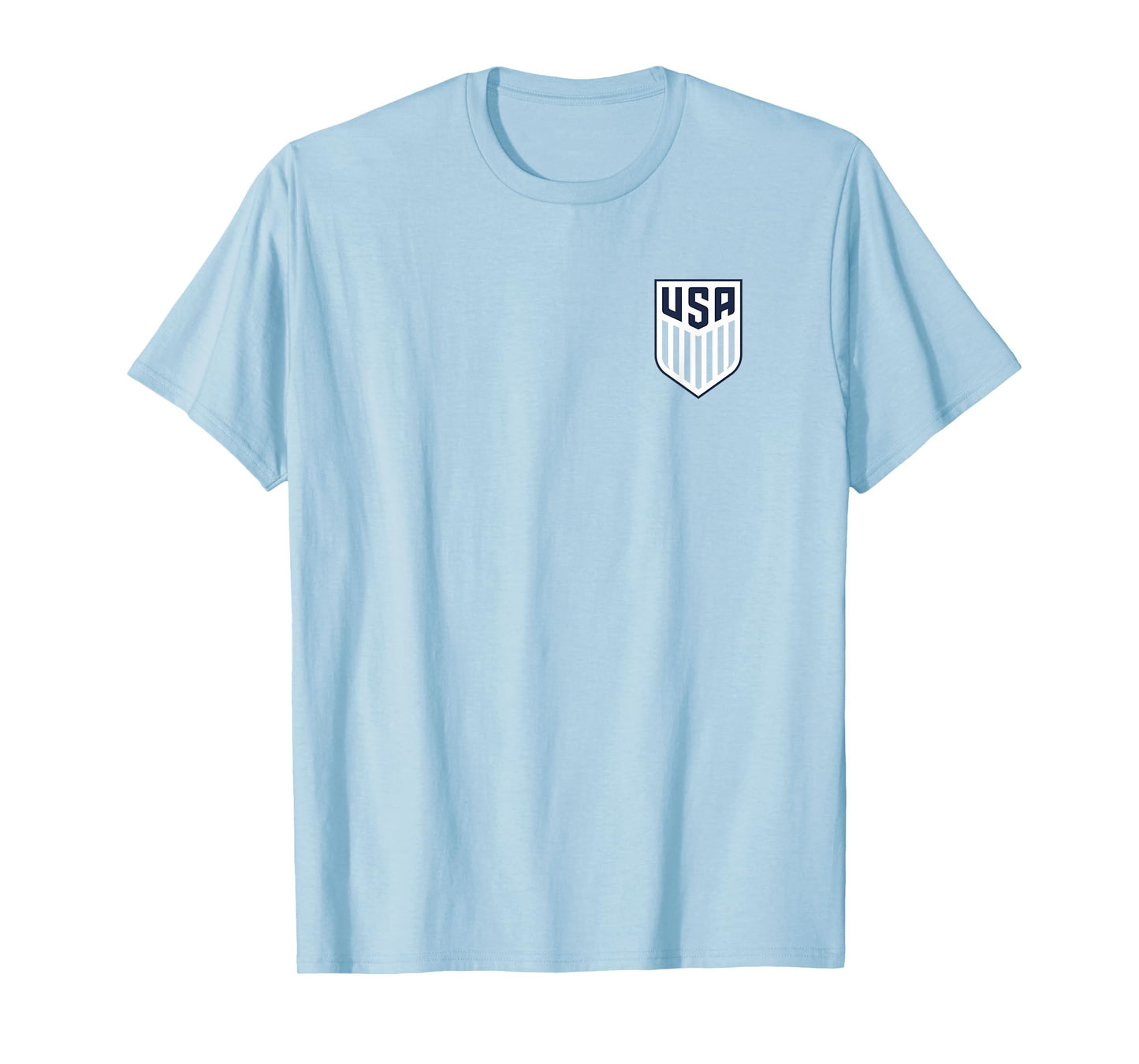 USA Soccer Front/Back Crest Red USMNT Officially Licensed T-Shirt