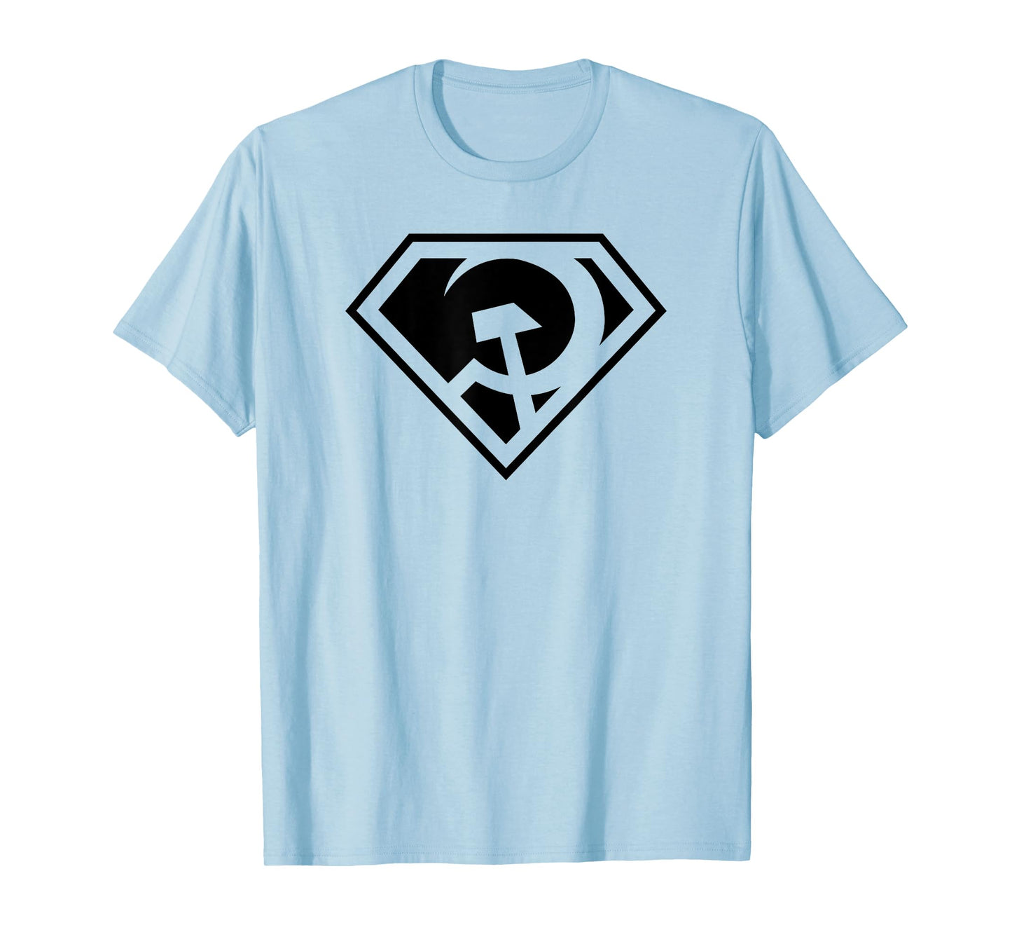 Super communist red child sun heroic hammer sickle black T-Shirt