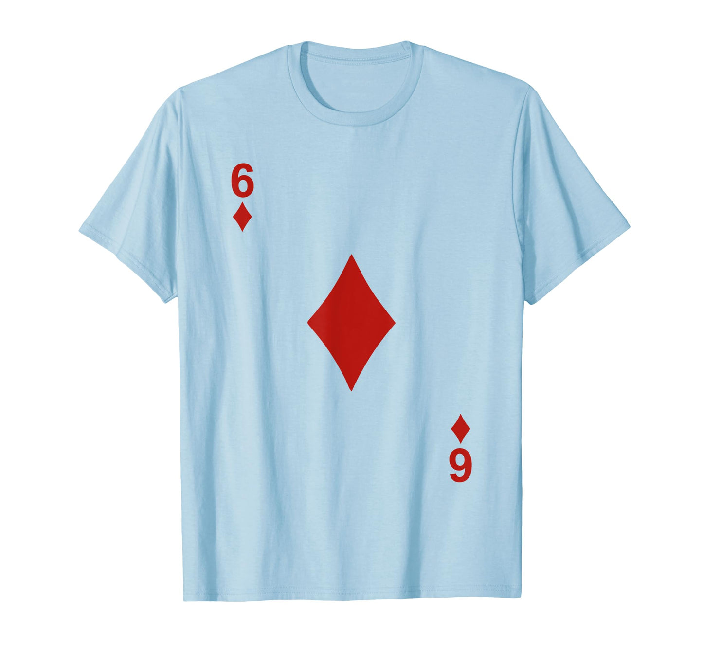 Six of Diamonds 6 Blackjack Playing Cards Tshirt