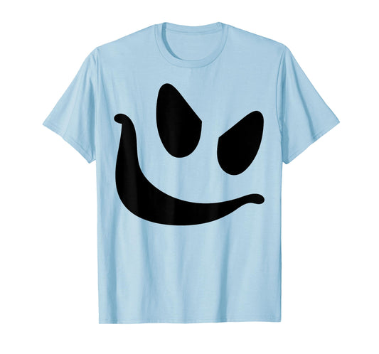Simple Men's Women's Halloween Ghost Easy Costume T-Shirt