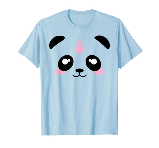 Pastel Goth Kawaii Punk Upside Down Cross Panda Shirt