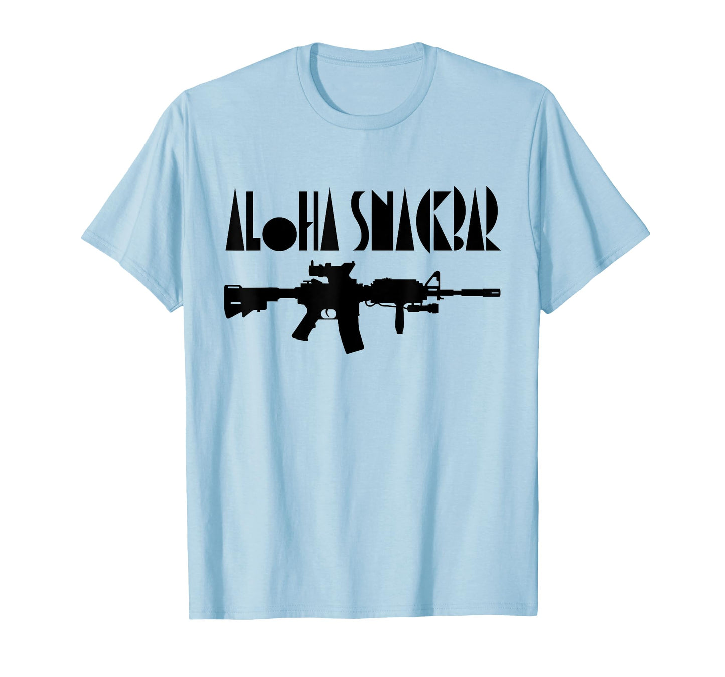 Aloha Snackbar AR-15 American Patriot T-shirt T-Shirt