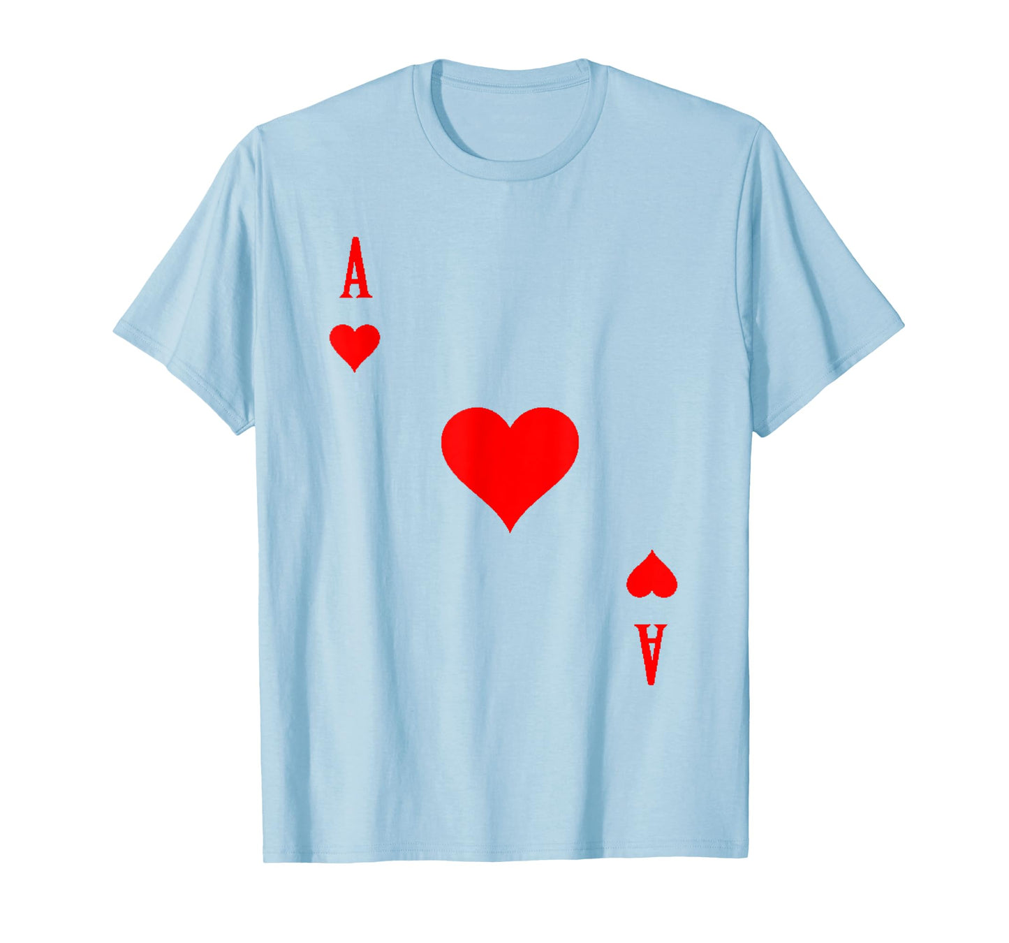 Ace of Hearts Costume Funny Poker Card Deck T-Shirt