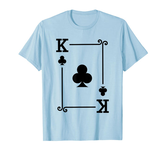 Playing Cards Costume - Clubs Card Suit - King Clubs T-Shirt
