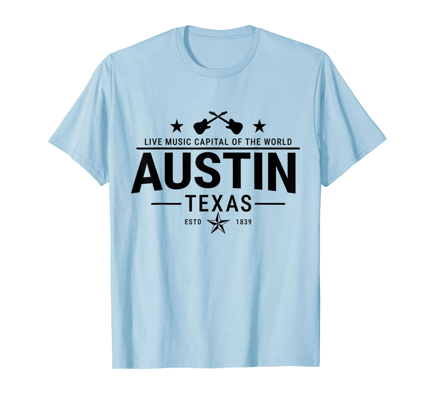 Austin Texas Live Music Capital of the World Souvenir T-Shirt