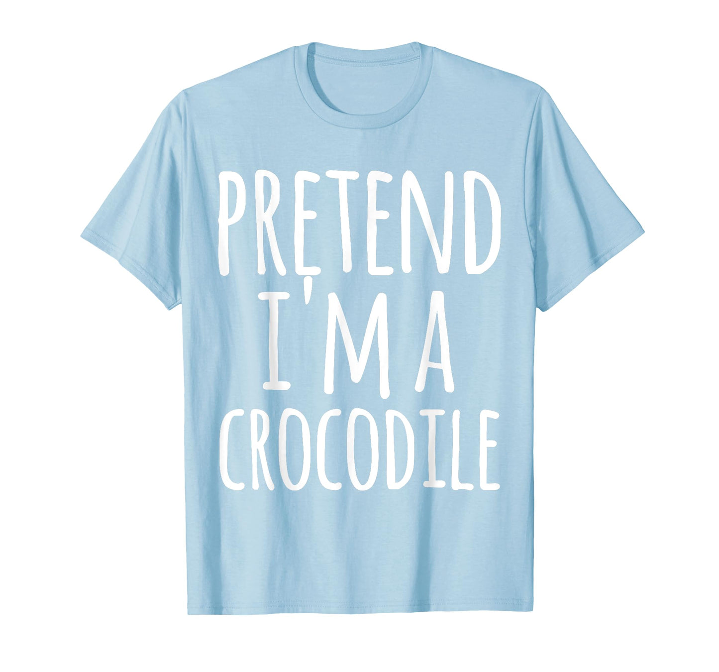 Funny Easy Lazy Halloween PRETEND I'M A CROCODILE COSTUME T-Shirt