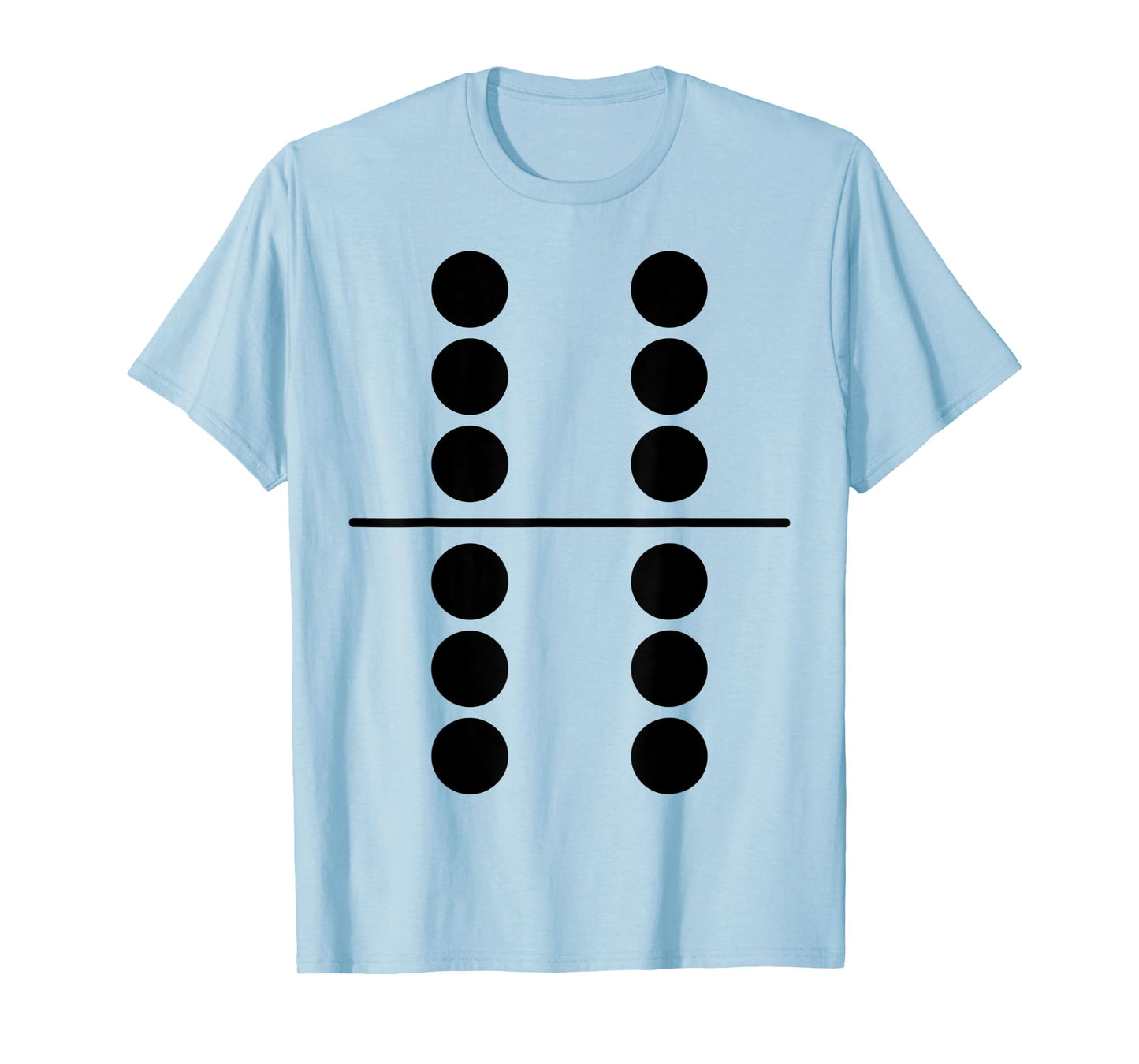 Domino 6 6 Family Matching Easy Group Halloween Costume T-Shirt