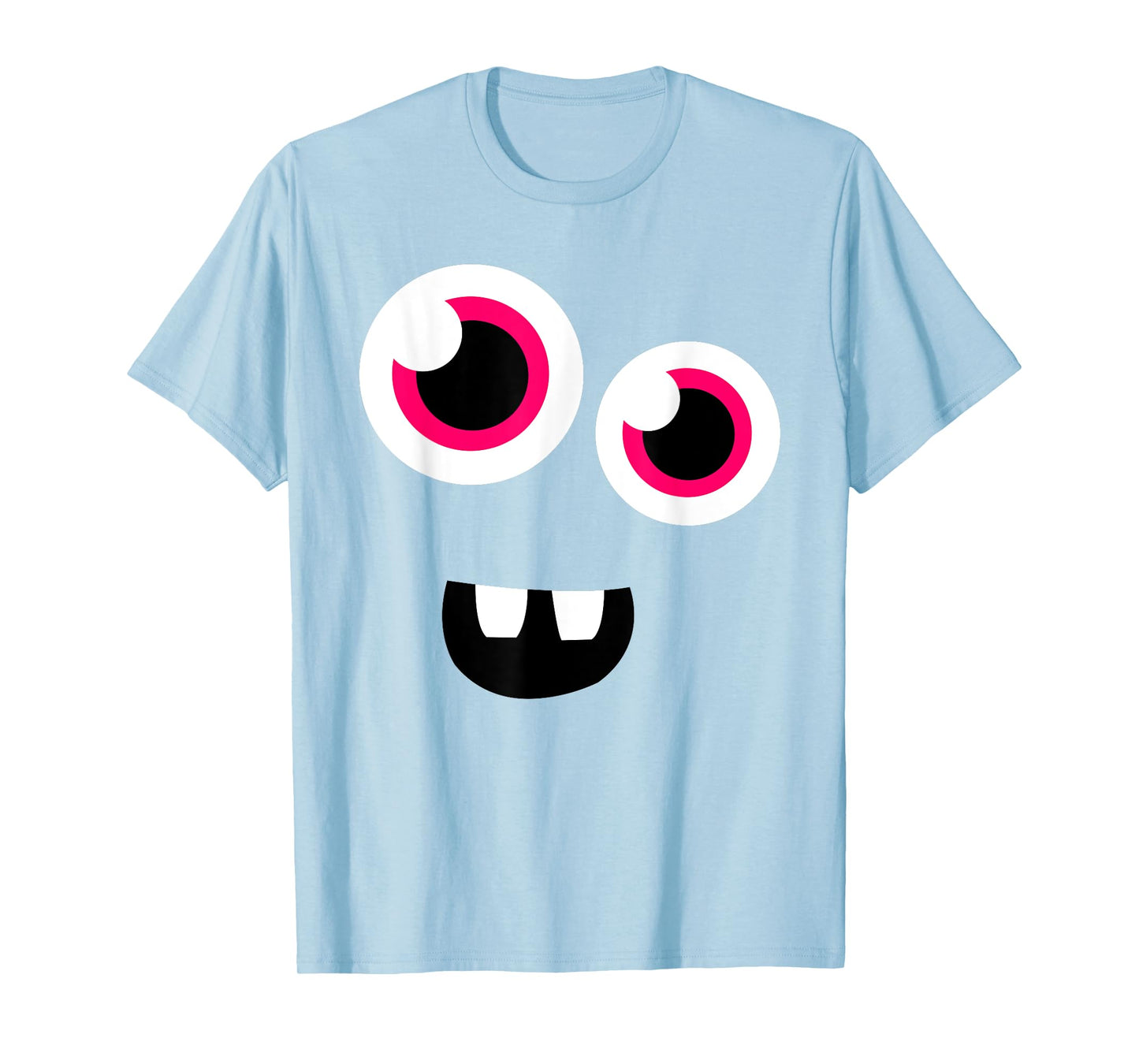 Cute Eye Monster Face Funny Halloween Kids Man Women T-Shirt