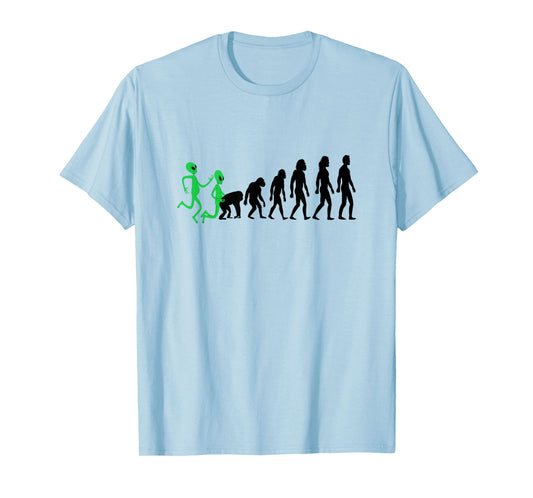 Alien Evolution Funny Pre Astronautics Funny T-Shirt