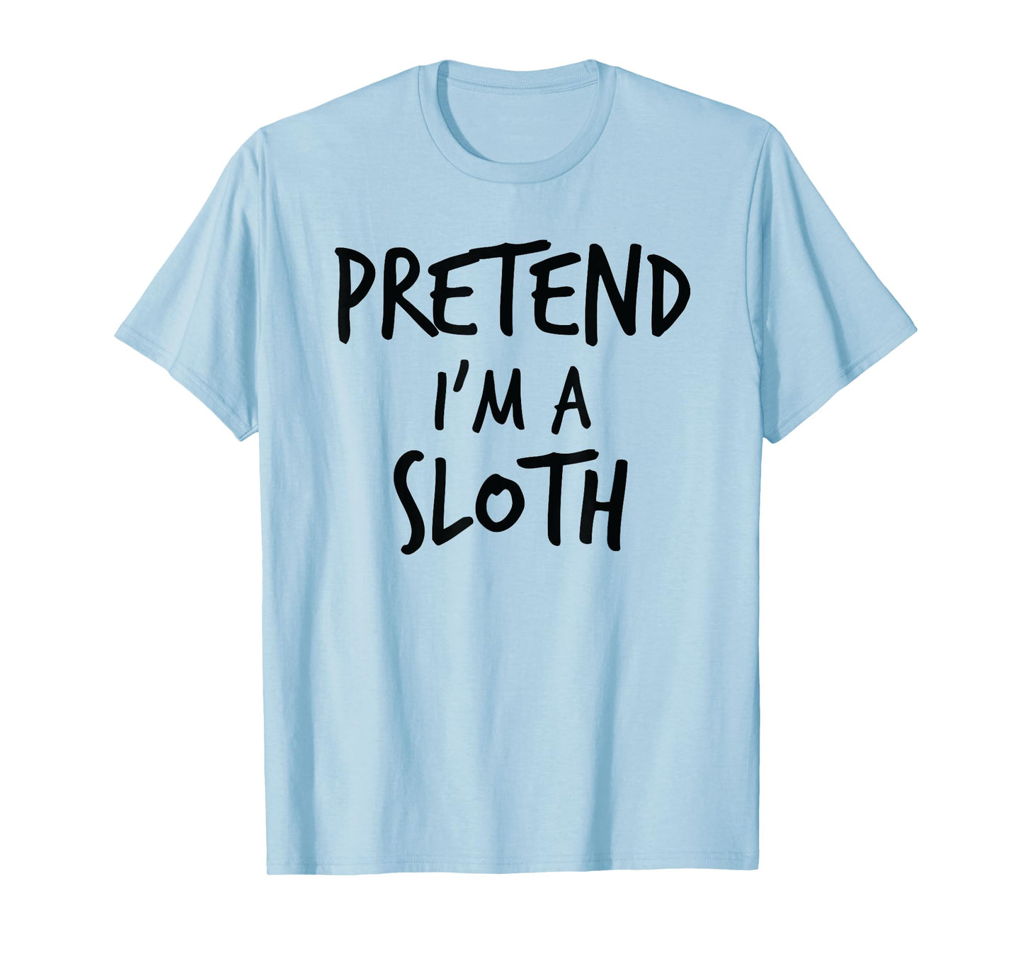 Funny Lazy Halloween Shirt Pretend I'm A Sloth Costume T-Shirt