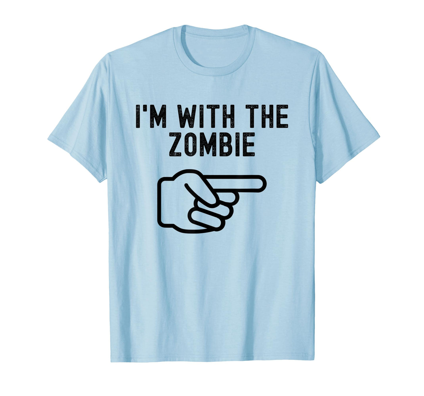 I'm With the Zombie Funny Couples Matching Halloween T-Shirt