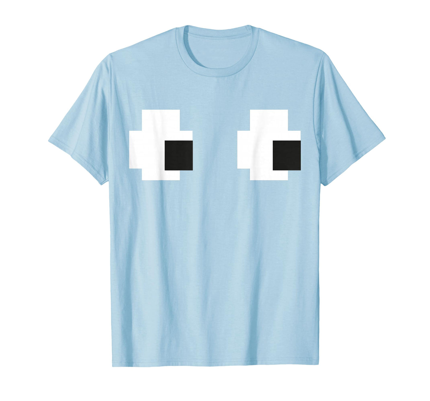 Retro Arcade Game Ghost Eyes Halloween Group Costume T-Shirt
