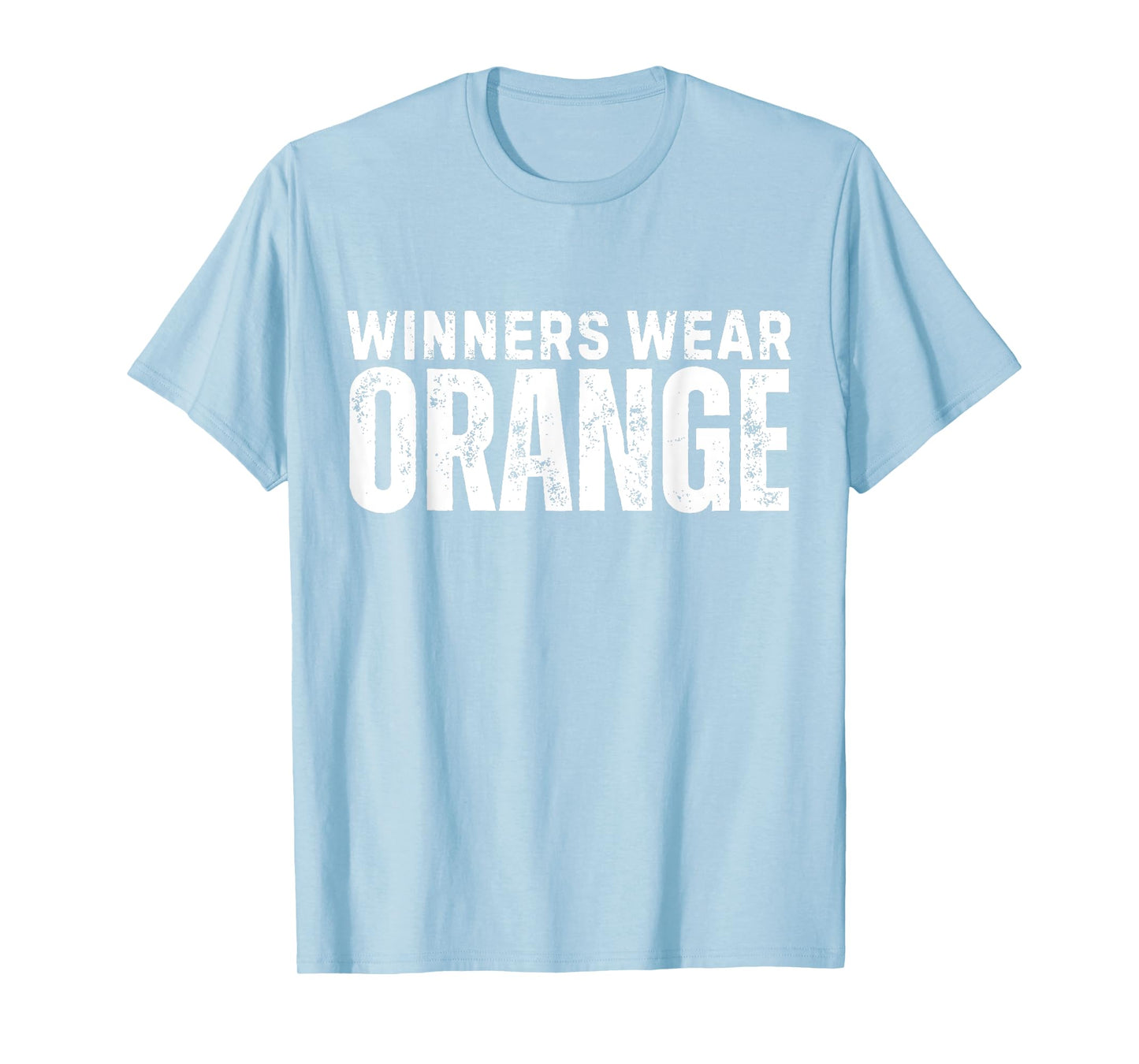 Winners Wear Orange Spirit Wear Team Game Color War Camp T-Shirt