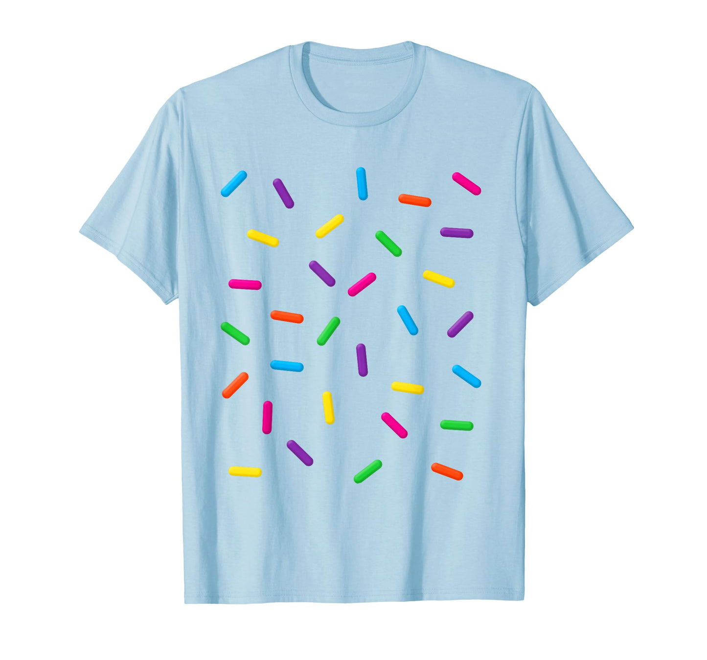 Funny Ice Cream Rainbow Sprinkles Jimmies Halloween Costume Men Women Kids T-Shirt