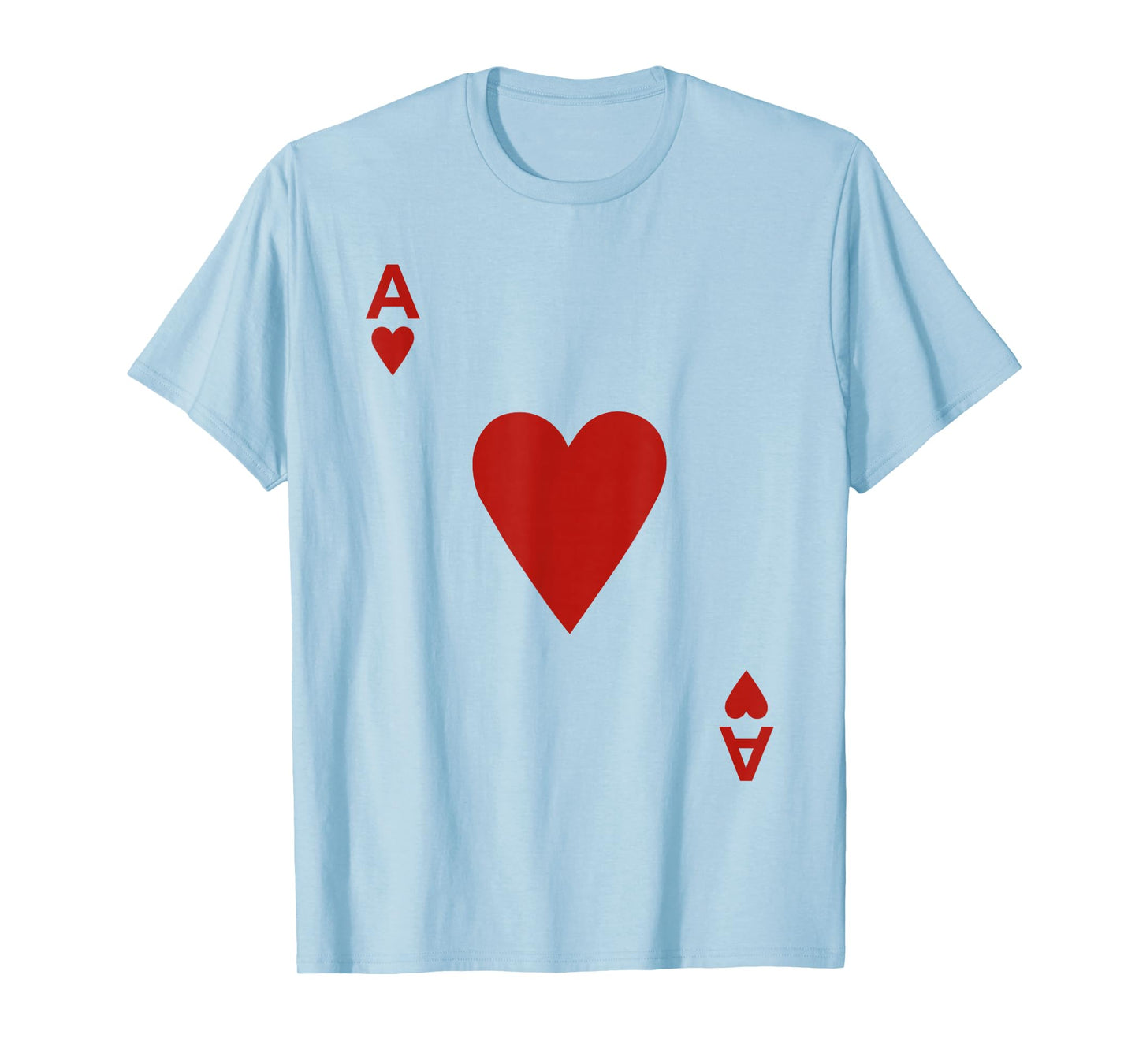 Ace of hearts Blackjack Cards Poker 21 A T-Shirt