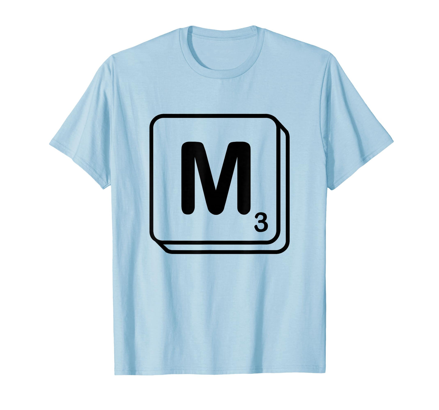 Letter M Word Game Tile T-Shirt