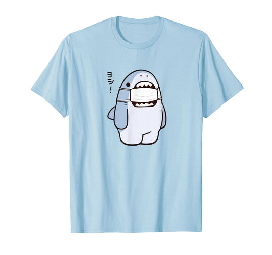 Cute Shark Says "Yoshi" Good/Alright, Japanese Kawaii Anime T-Shirt