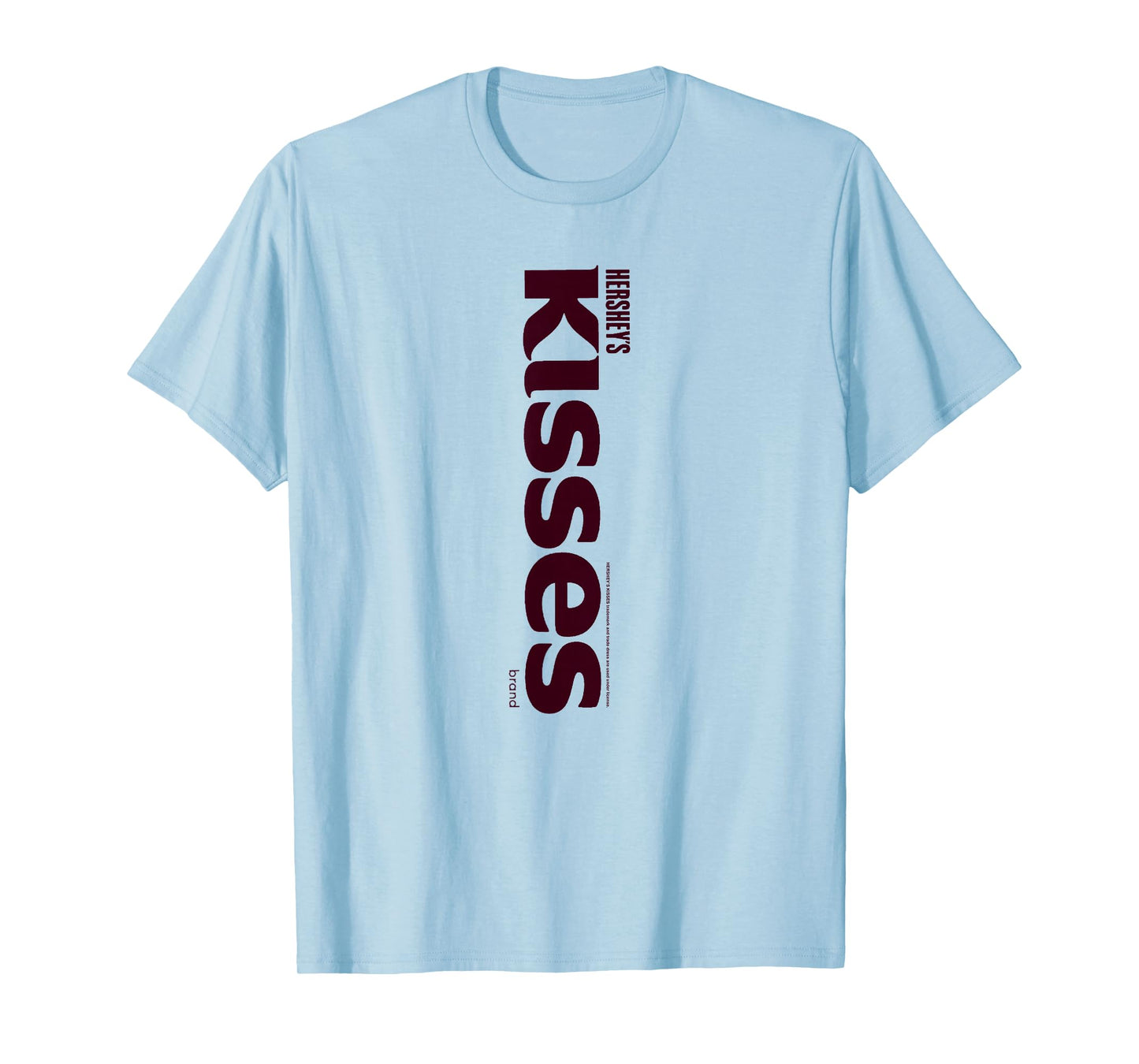 Hershey's Kisses Centered Text Logo Design T-Shirt