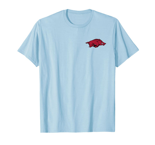 Arkansas Razorbacks Left Chest Icon Officially Licensed T-Shirt