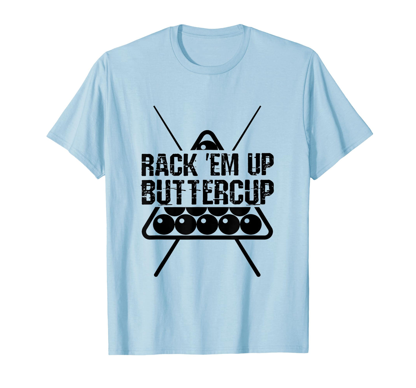 Pool Billards - Rack Em Up Buttercup T-Shirt