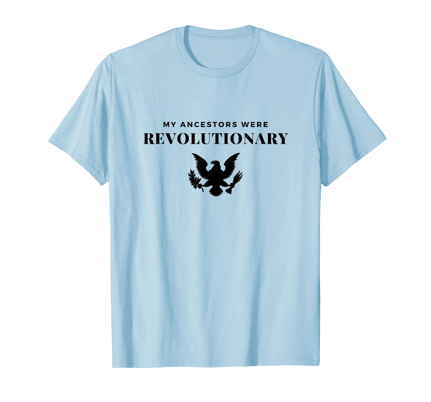 Patriot Progeniture Men's American Revolution T-Shirt, Blue, Small, Short Sleeve, Crew Neck, Classic Fit, Polyester 100%