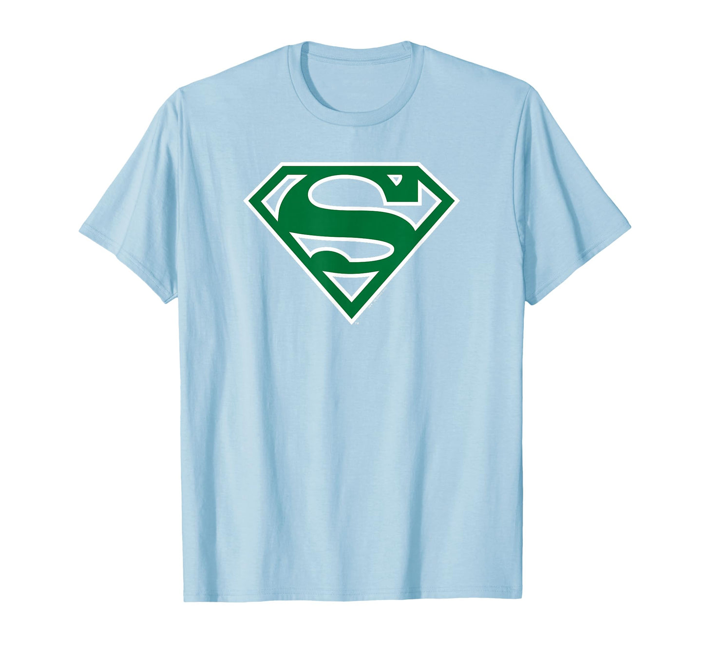 Superman Green & White Shield T-Shirt