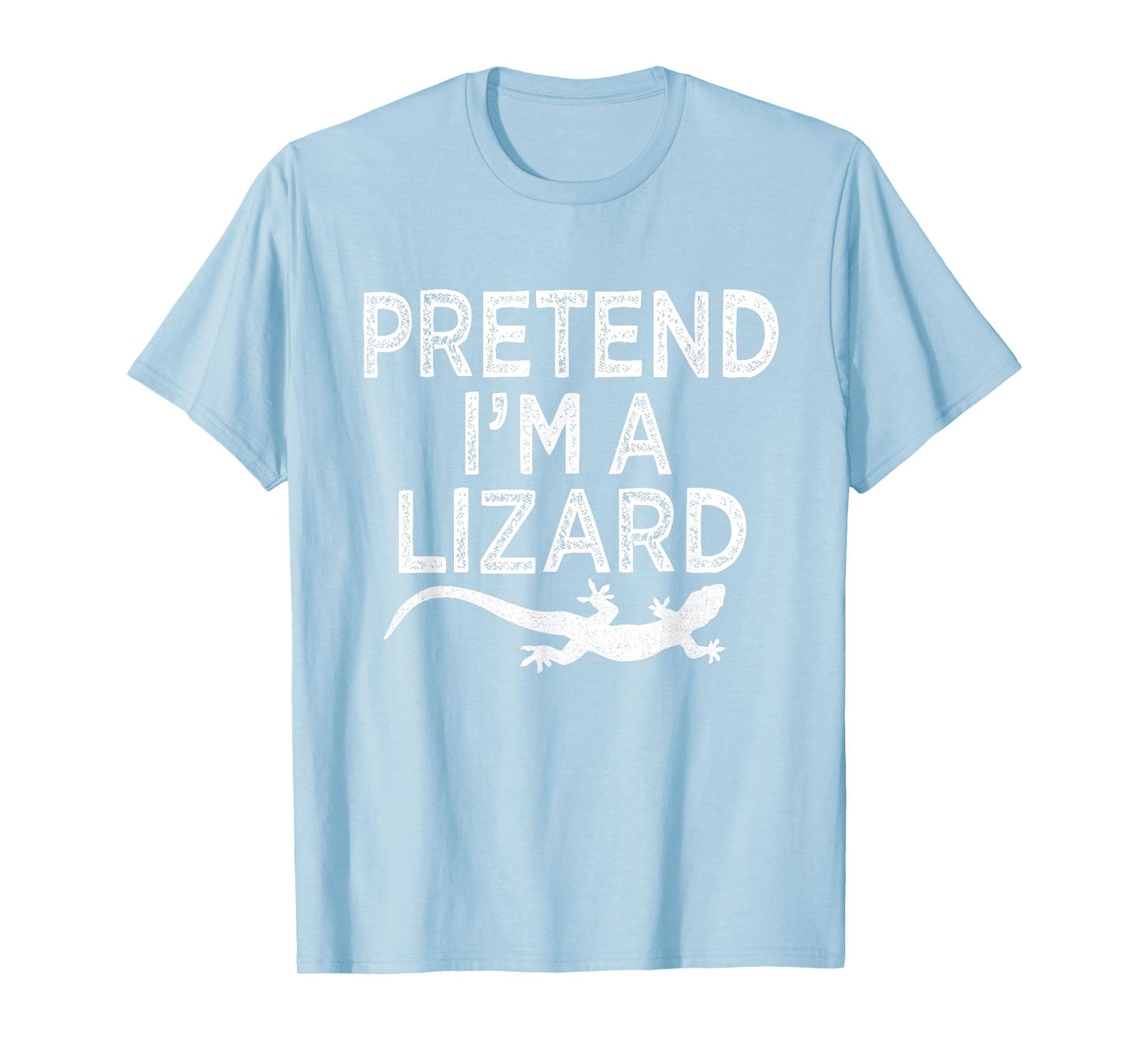 Pretend I'm A Lizard Funny Lazy Halloween Costume T-Shirt