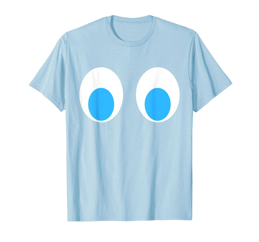 DIY Arcade Game Ghost Eyes Halloween Group Costume T-Shirt
